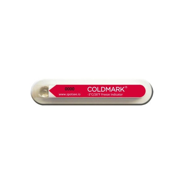 Shockwatch SpotSee ColdMark Freeze Temperature Indicators, -3 Degree/-26 Degrees F, 100/Box CM -3/-26 - main